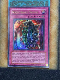 Yugioh Nightmare Wheel PGD-106 Ultra Rare 1st Ed LP - Image 1