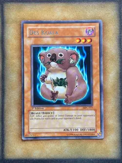 Yugioh Des Koala MFC-077 Rare 1st Ed LP - Image 1