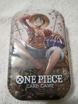 One Piece TCG Factory Sealed Mini Tin Vol.2 OP13 English 2 Packs + Promo Pack - Image 4