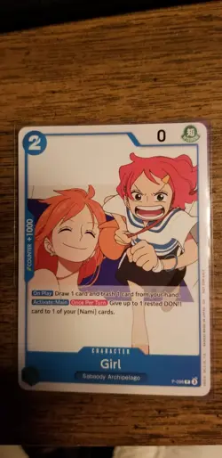 Girl (OP14 Release Event) OP-14 P-096 One Piece Promotion Card Regular - Image 1