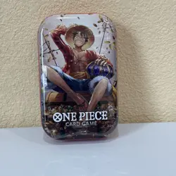 💎 One Piece Tin Pack Set Vol. 2 Monkey D. Luffy 💎 FACTORY SEALED - Image 1