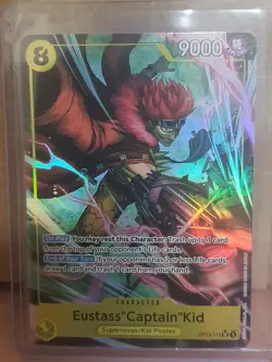 Eustass Captain Kid Super Rare Alt Art OP10-112 One Piece CCG Royal Blood - Image 1