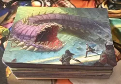 Lot Of 85 Magic The Gathering Art Cards From Various Sets (D&D,Dom United, Etc.) - Image 1
