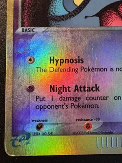 Shuppet 43/97 EX Dragon Pokemon Card Reverse Holo Foil Rare HP - Image 5