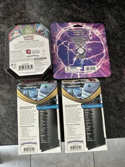 Pokemon SEALED LOT!! TCG Lightning Set 4 Packs Card Shining Fates - Snorlax Tin 97712544540 - Image 2