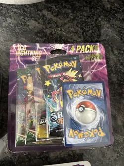 Pokemon SEALED LOT!! TCG Lightning Set 4 Packs Card Shining Fates - Snorlax Tin 97712544540 - Image 3