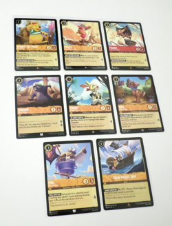 Disney Lorcana Theme Lot - Winnie The Pooh Theme (Pirate Theme) Lot of 8 Cards - Image 1