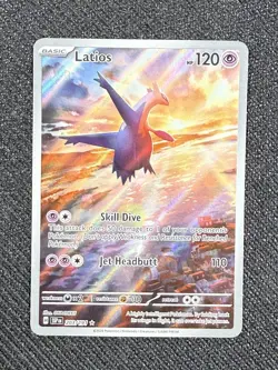 Pokemon TCG Latios Illustration Rare Card 203/191 Surging Sparks - Image 1