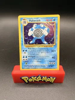 Poliwrath 13/102 - Holo Rare Unlimited Base Set WOTC - Pokemon Card - MP! - Image 1