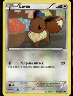 Eevee (83) Common Dark Explorers 83/108 Colorless Normal Pokemon Card - Image 1