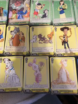 Weiss Schwarz Disney 100 Japanese Card Bundle Lot Of 88 Cards - Image 3