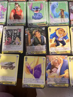Weiss Schwarz Disney 100 Japanese Card Bundle Lot Of 88 Cards - Image 4