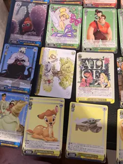 Weiss Schwarz Disney 100 Japanese Card Bundle Lot Of 88 Cards - Image 5