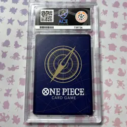 Monkey D Luffy P-080 ACE 10 Promo Mos Burger ONE PIECE Card 2024 Perfect 10 - Image 3
