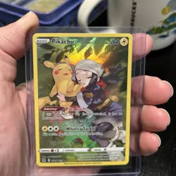 Pokemon Pikachu TCG Ultra Rare Holo Card TG05/TG30 Lost Origin - Image 2