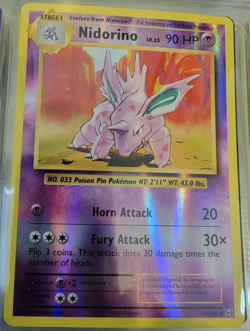 Reverse Holo Foil Nidorino # 44/108 XY Evolutions Set Pokemon Cards NM/MINT - Image 1
