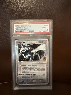 PSA 4 LUGIA ex 105 /115 | EX Unseen Forces Holo Graded Pokemon Card - Image 2