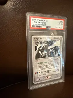 PSA 4 LUGIA ex 105 /115 | EX Unseen Forces Holo Graded Pokemon Card - Image 3