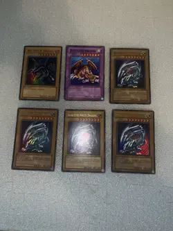 1996 KONAMI YU-GI-OH Trading Cards. Blue-Eyes White Dragon . 4 Cards(1 ErrorU) - Image 2