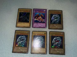 1996 KONAMI YU-GI-OH Trading Cards. Blue-Eyes White Dragon . 4 Cards(1 ErrorU) - Image 4