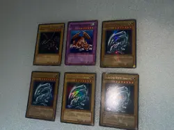 1996 KONAMI YU-GI-OH Trading Cards. Blue-Eyes White Dragon . 4 Cards(1 ErrorU) - Image 5