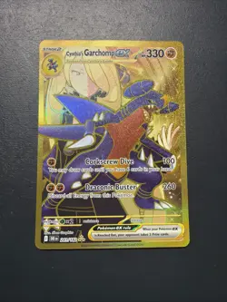 Pokemon TCG Destined Rivals Cynthia's Garchomp EX 241/182 Secret Rare Card - Image 1