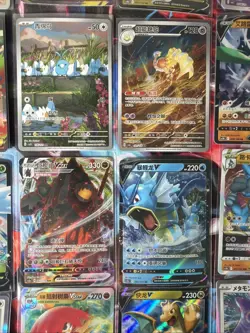 Pokemon 16 Card Lot nm V Max Mega Amazing Ex HOLO Rare Hits Only F88 - Image 2