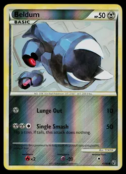 Pokemon Card - Beldum Undaunted 43/90 Reverse Holo - Image 1
