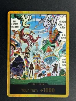 DON!! Card (Egghead) (Gold) The Azure Sea's Seven Foil - Image 1