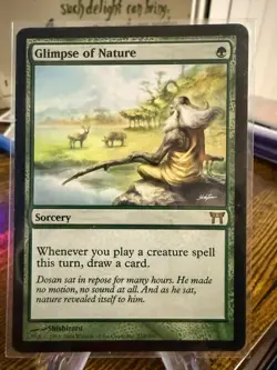Glimpse of Nature Champions of Kamigawa MTG Magic the Gathering 643 - Image 1