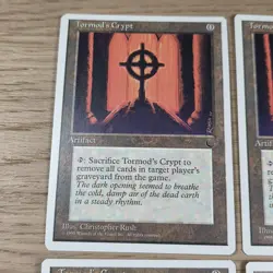 MTG - 4 x Tormod's Crypt - Playset 4x x4 - Chronicles Regular - Image 4