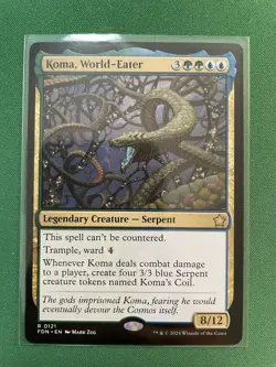 2023 - Koma, World-Eater R MTG Foundations M/NM, English - Image 1