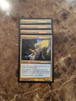 (4) Deputy of Acquittals *PLAYSET* Dragon's Maze Regular NM MTG - Image 1