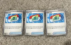 Pokemon Tcg Poke Pad Ascended Heroes 198/217 (three Cards total) Trainer card - Image 1