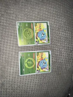 2x Pokemon TCG Erikas Tangela 007/217 Ascended Heroes Poke Ball Reverse Holo NM - Image 1