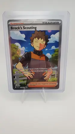 Brock's Scouting - Ultra Rare SV09: Journey Together 179/159 Pokemon TCG - Image 3