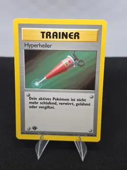 1st Edition GERMAN Full Heal (Hyperheiler) Trainer Pokemon Base Set 82/102 MINT - Image 1