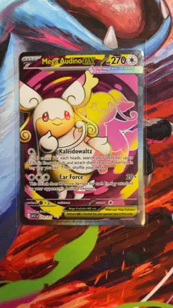 🔥Pokemon TCG Mega Audino EX 253/217 Ascended Heroes Full Art Card NM 👀 - Image 1