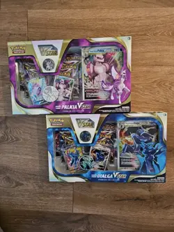 Pokemon TCG Origin Forme Palkia & Dialga VSTAR Premium Collection Box, 2 Boxes - Image 1