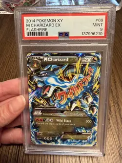 2014 Pokemon XY M Charizard EX Flashfire 69/106 PSA 9 - Image 1