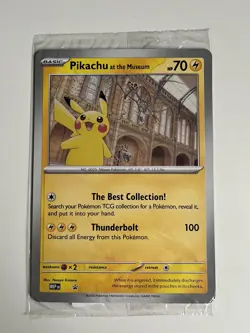Pokemon x Natural History Museum Jumbo Pikachu Promo Card and Ecology Booklet - Image 3