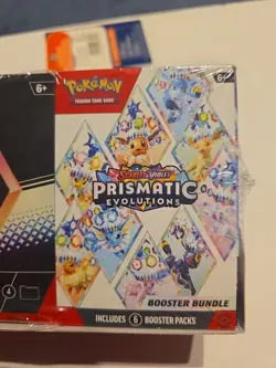 Sam’s Club Pokemon Prismatic Evolutions Surprise Box & Booster Bundle New Sealed - Image 5