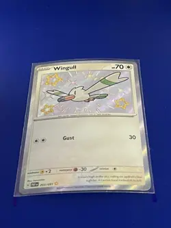 Shiny Wingull 203/091 Shiny Holo Rare Sv: Paldean Fates - Pokemon TCG - Image 1