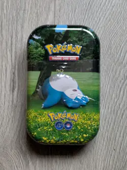 Pokemon TCG Pokemon GO Mini Tin 2022 SNORLAX Sealed - Image 1