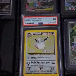 Pokemon Wigglytuff Jungle 16/64 Holo Rare PSA Graded 1999 - Image 1