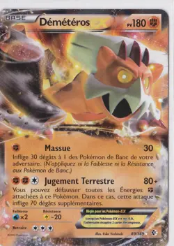 Demeteros EX-N&B:Frontieres Franchies-89/149-Carte Pokemon Francaise - Image 1