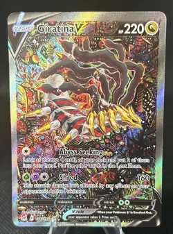 Pokemon TCG Giratina V 186/196 2022 Swsh11: Lost Origin Full Art Holo NM OC - Image 1