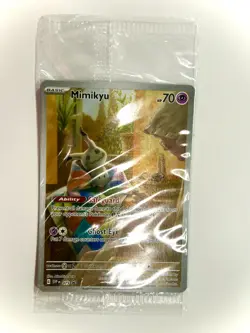 Mimikyu SVP 075 SV: Black Star Promo PF ETB Pokemon TCG - SEALED - Image 1