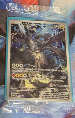 N's Zekrom 031 Ascended Heroes Promo Pokemon Center Stamped SEALED PC Exclusive - Image 1