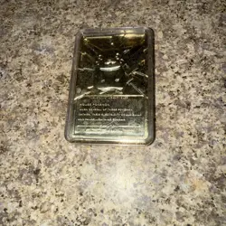 Gold Plated 1999 Pokemon PIKACHU Trading Gold Bar - Image 2